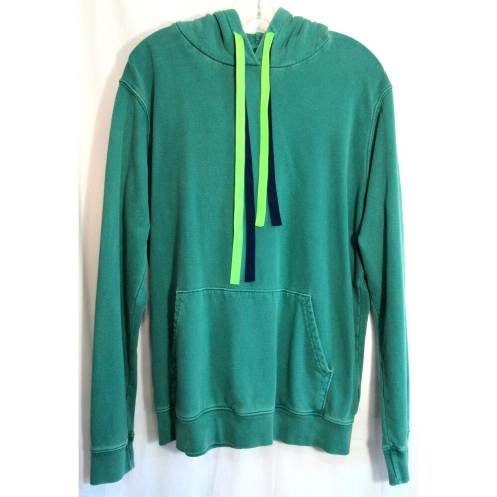 Outerknown Green Long Sleeve Hoodie Sweatshirt Size Medium EUC
